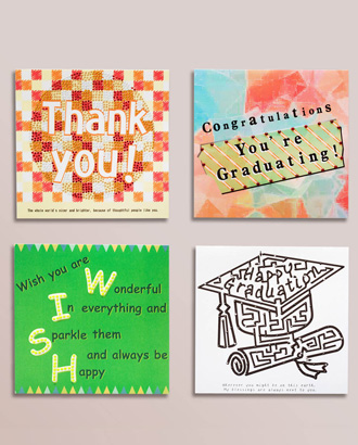 Handmade Rhinestone<br>Graduation cards