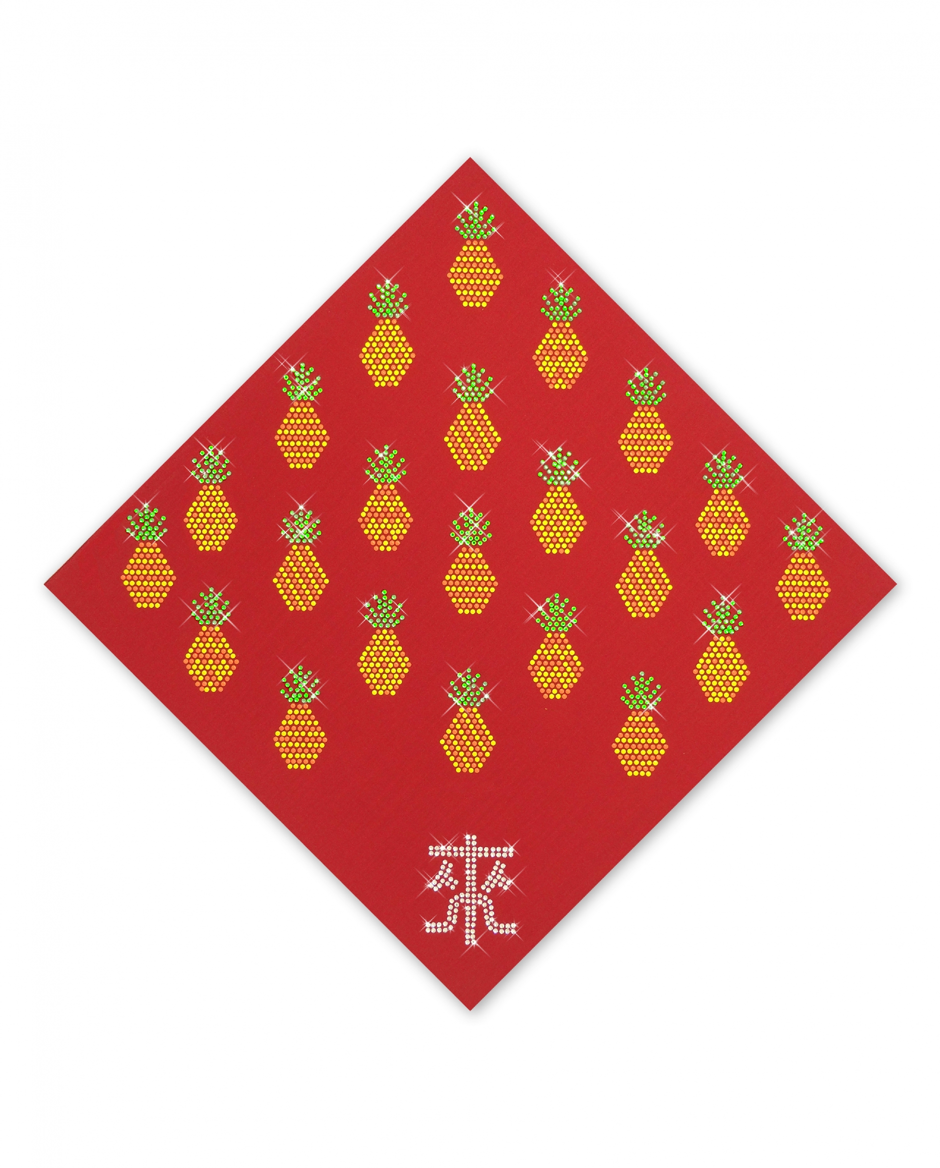 Chinese New Year Rhinestond Couplet- Flourshing - Square