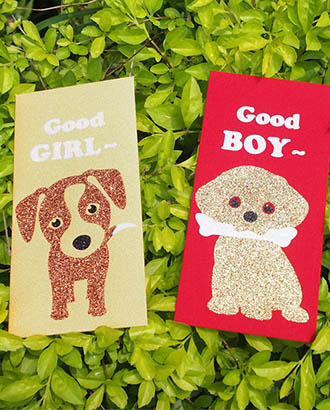 Rhinestones Red Envelope-Year of the dog