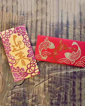 Rhinestones Red Envelope-Spring wishful