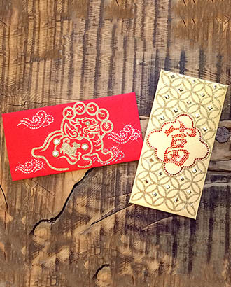 Rhinestones Red Envelope-Rich and Mythical animal