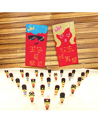 Rhinestones Red Envelope-Royal Doll