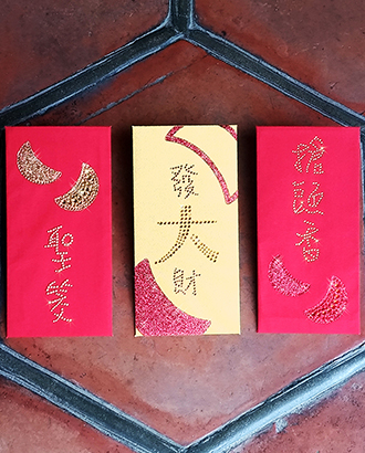 Rhinestones Red Envelope-God Loves The World series