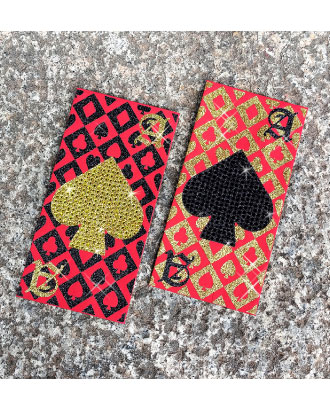 Rhinestones Red Envelope-Spade series