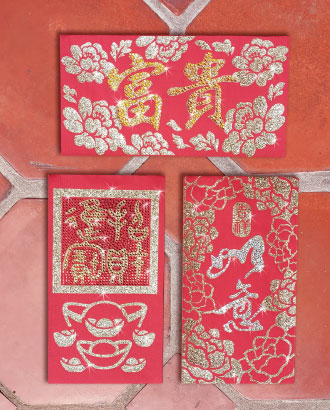 Rhinestone Red Envelope - As one wishes