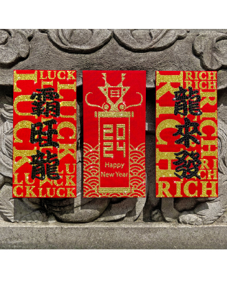 Rhinestones Red Envelope-Year of the Dragon