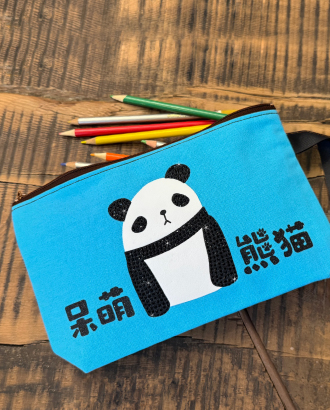 多功能文具收納包 -【呆萌熊貓】