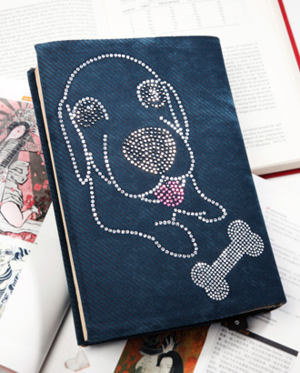 Fabric book cover<br> 【Cute Puppy】