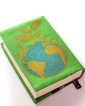 Listen to the earth series fabric book cover<br>【Sprout】